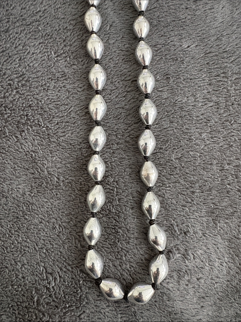 Chico's Silver-Tone Beaded Necklace - Picture 3 of 5